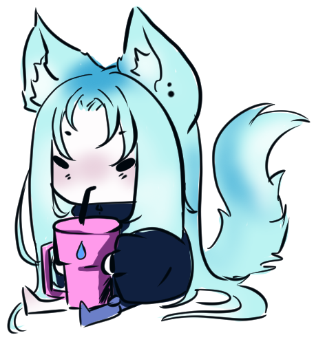 Full body chibi illustration by @baeaora
